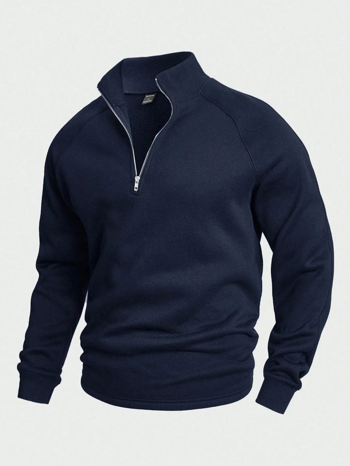 Antonio™ Unik Pullover Med Halv Lynlås