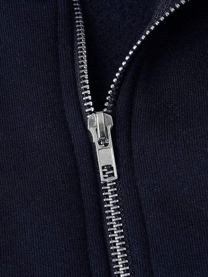 Antonio™ Unik Pullover Med Halv Lynlås