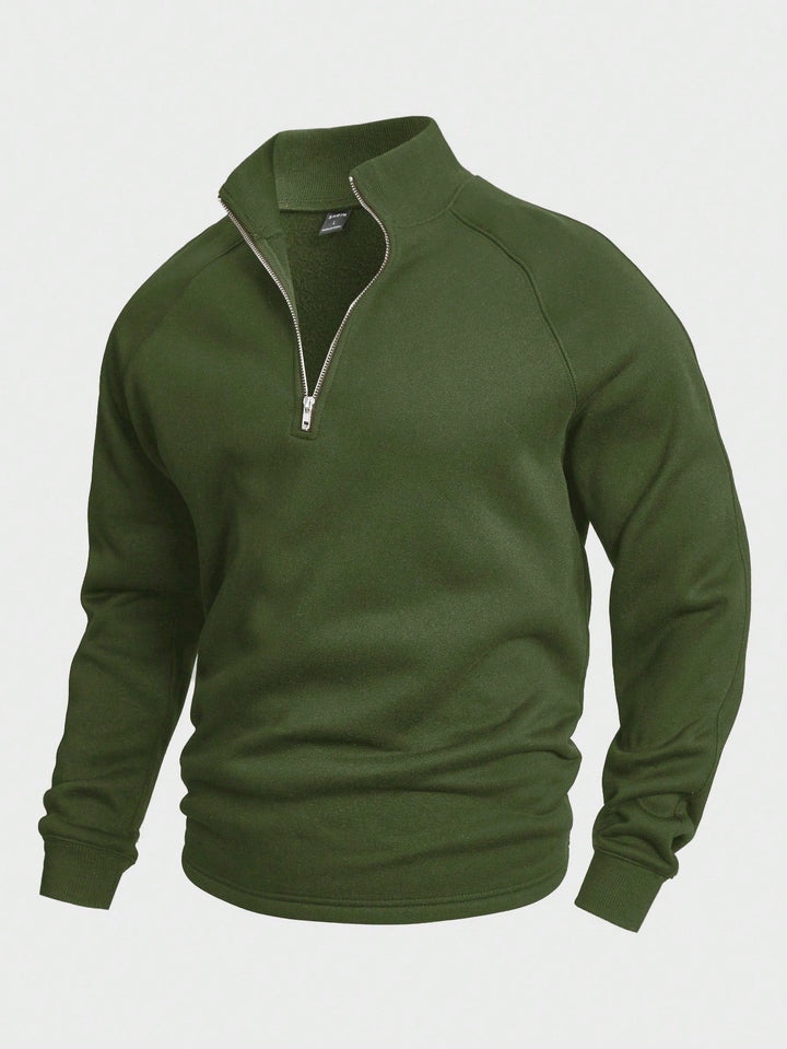 Antonio™ Unik Pullover Med Halv Lynlås