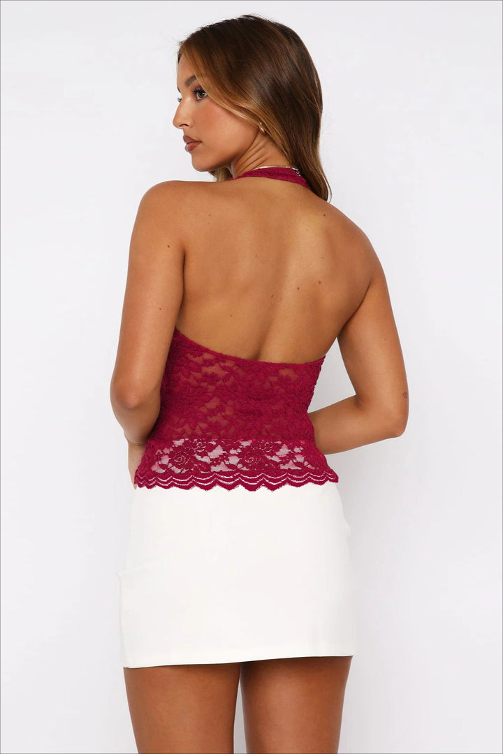 Eloria Blonde Halter Top