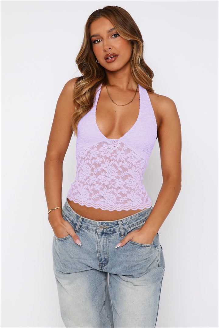 Eloria Blonde Halter Top