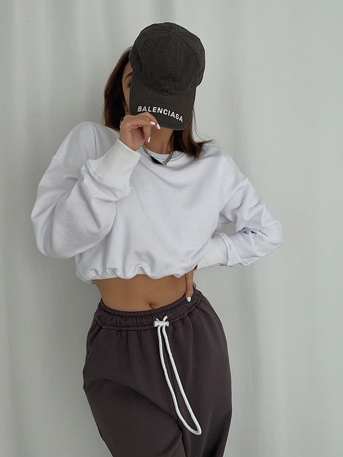Anette - Shine On Crop Sweatshirt