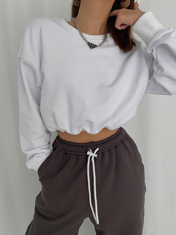 Anette - Shine On Crop Sweatshirt