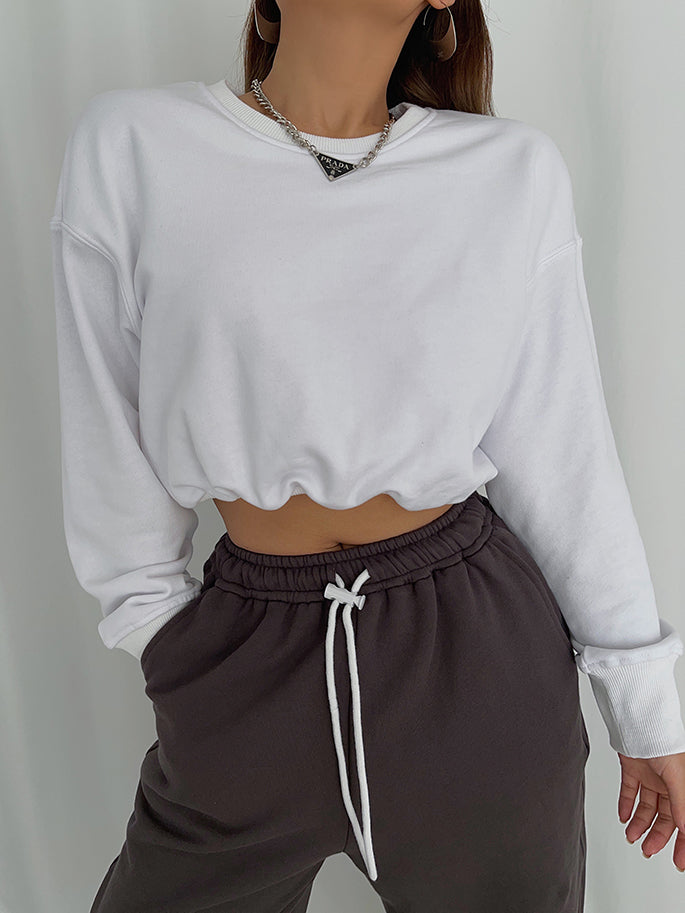 Anette - Shine On Crop Sweatshirt