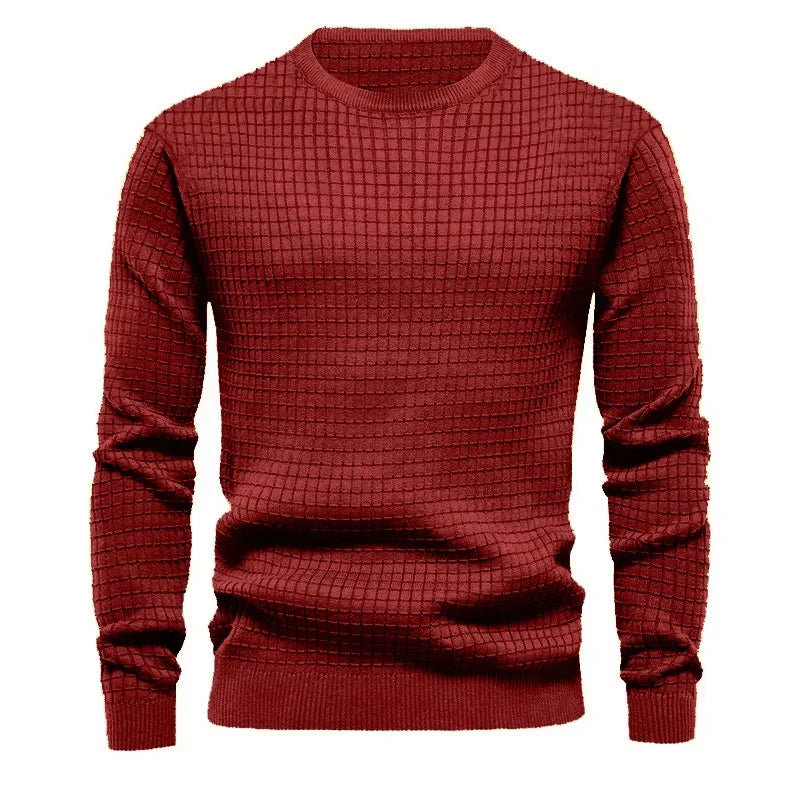 Enzo | Herresweater i ternet mønster - tidløs stil og komfort