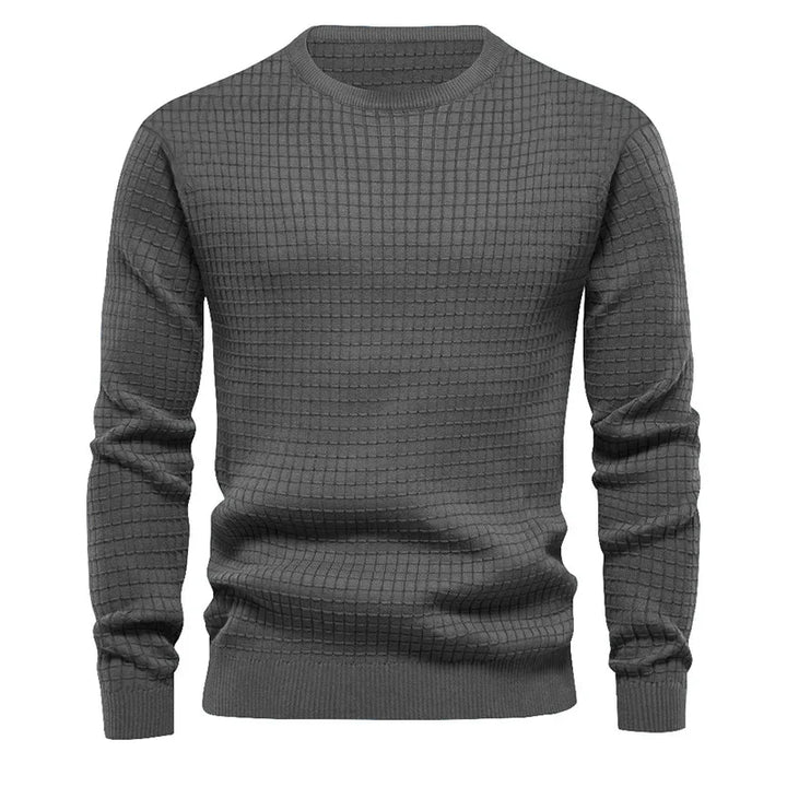 Enzo | Herresweater i ternet mønster - tidløs stil og komfort