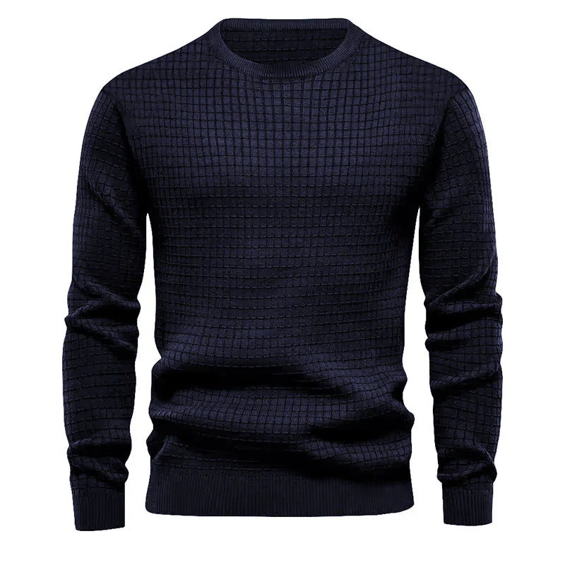 Enzo | Herresweater i ternet mønster - tidløs stil og komfort