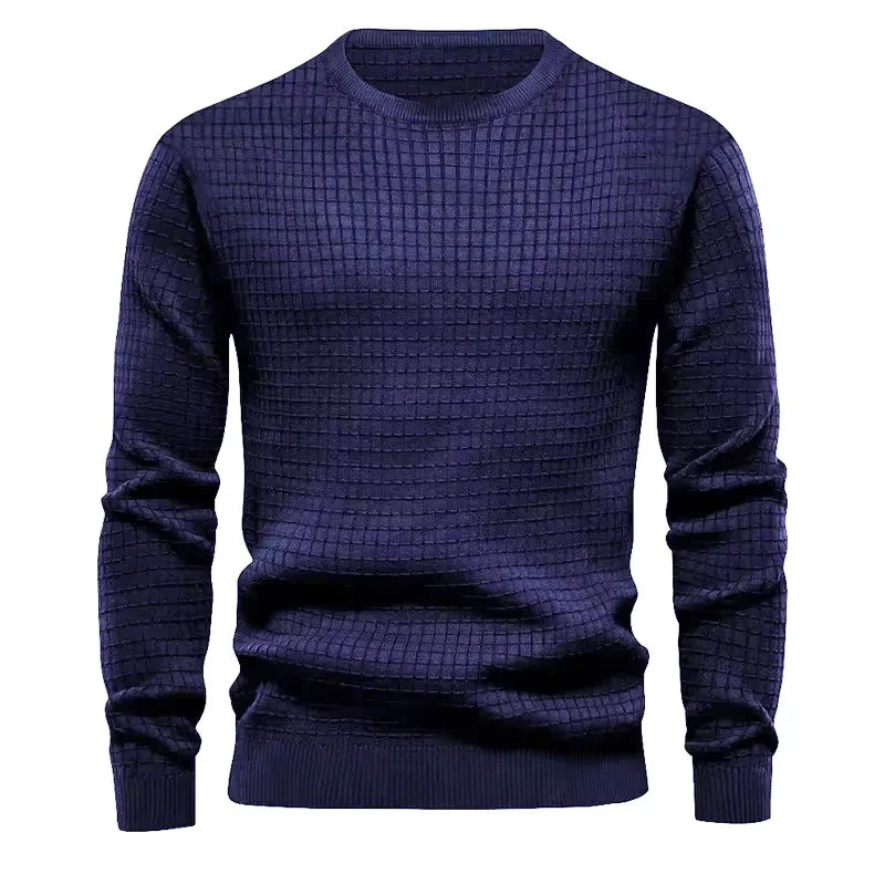 Enzo | Herresweater i ternet mønster - tidløs stil og komfort