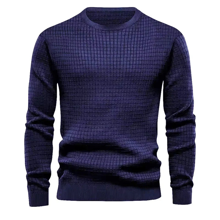Enzo | Herresweater i ternet mønster - tidløs stil og komfort