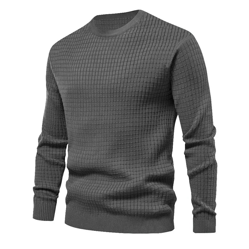 Enzo | Herresweater i ternet mønster - tidløs stil og komfort