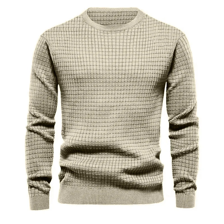 Enzo | Herresweater i ternet mønster - tidløs stil og komfort