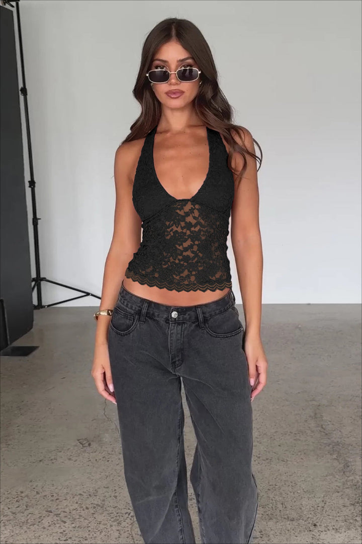 Eloria Blonde Halter Top